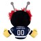 Bleacher Creatures Tampa Bay Lightning Thunderbug 8" Kuricha Mascot Sitting Plush